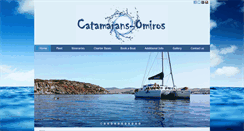 Desktop Screenshot of catamarans-omiros.com